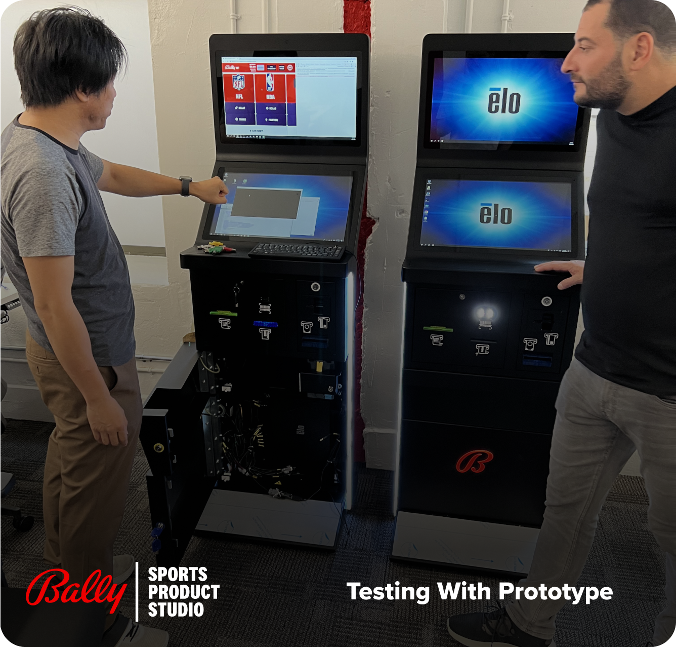 Graphic of a typography specimen showing the alphabet and numerals on top of a dark gray background.