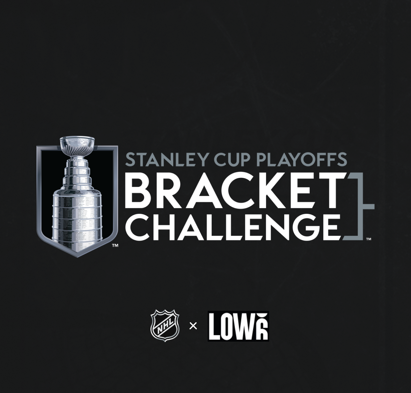 Emblem design for Madame FC depicting an M monogram in a circle with the words "Madame FC EST. 2003" inside on top of a background image of a soccer stadium.